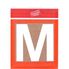 M - selvklbende tal HVID 80 mm