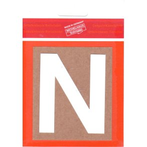 N - selvklbende tal HVID 80 mm