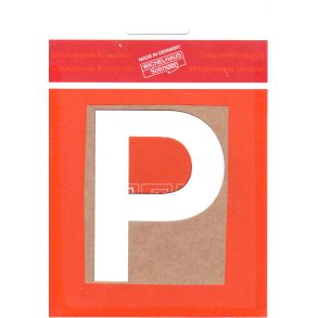 P - selvklbende tal HVID 80 mm