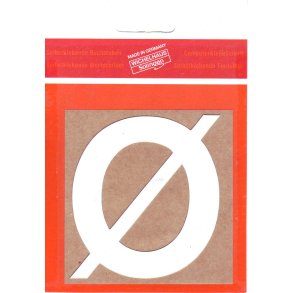  - selvklbende tal HVID 80 mm