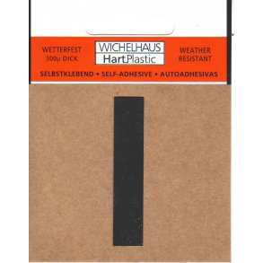 I - selvklbende tal SORT 80 mm  