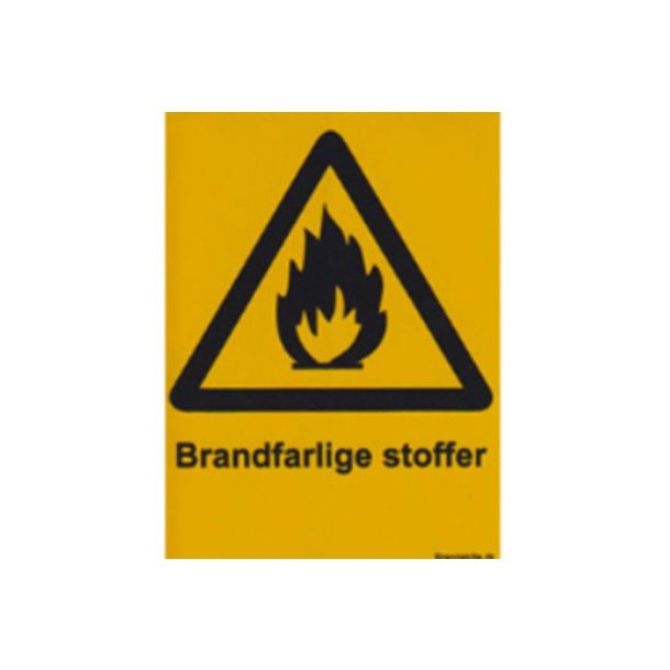 Skilt - Brandfarlige stoffer