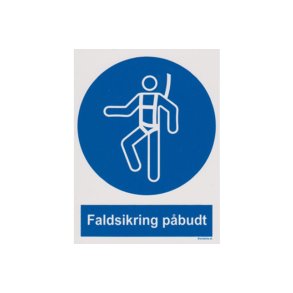 Faldsikring  pbudt 20x25 cm hrd plast