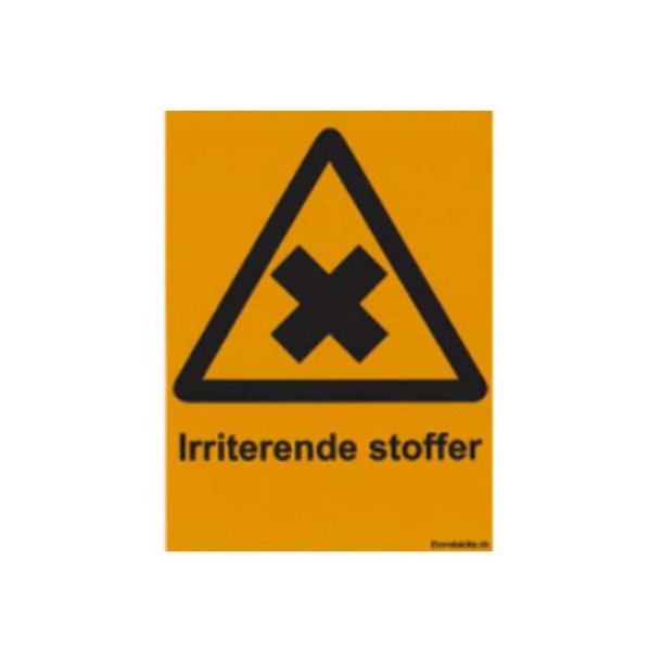 Skilt - Irriterende stoffer