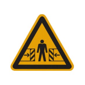 Advarselsskilt - Klemningsfare