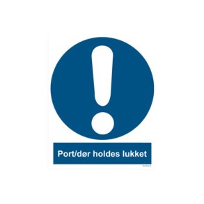 Regler for hygiejne 20x25 cm hrd plast