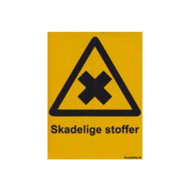 Skilt - Skadelige stoffer