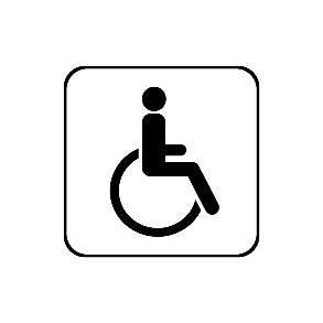 Handicap - symbol 8x8 cm