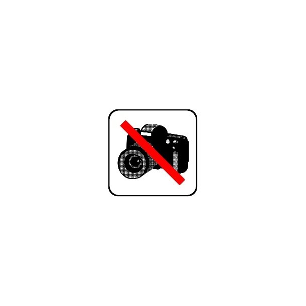 Fotografering forbudt - symbol 8x8 cm