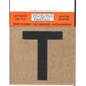 T   selvklbende tal  SORT 15 mm  - leveres i bdt. a 10 stk