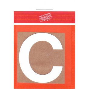 C - selvklbende tal HVID 80 mm