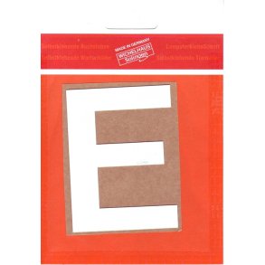 E - selvklbende tal HVID 80 mm