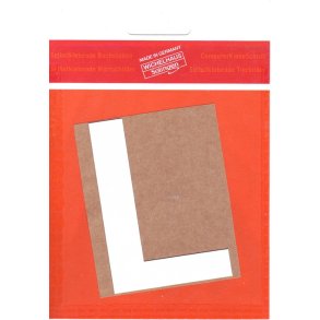 L selvklbende tal  HVID 15 mm  - leveres i bdt. a 10 stk