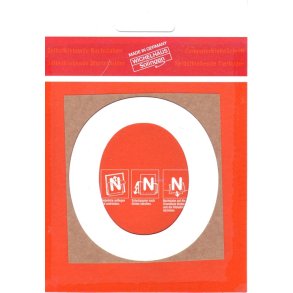 O selvklbende tal  HVID 15 mm  - leveres i bdt. a 10 stk