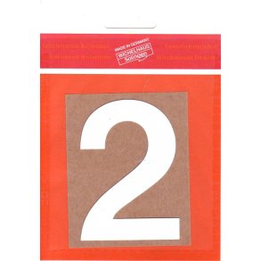 2 - selvklbende tal HVID 80 mm