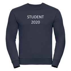 Sweatshirt med tryk - STUDENT 2020