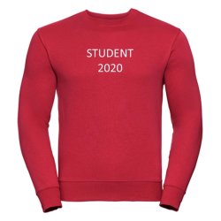 Sweatshirt med tryk - STUDENT 2020