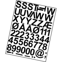 talark - talhjde:  30 mm selvklbende sort