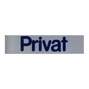 Privat - 40x160 mm hrd plast selvklbende